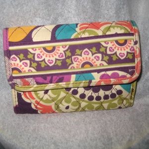 Ladies Tri-fold Wallet by Vera Bradley